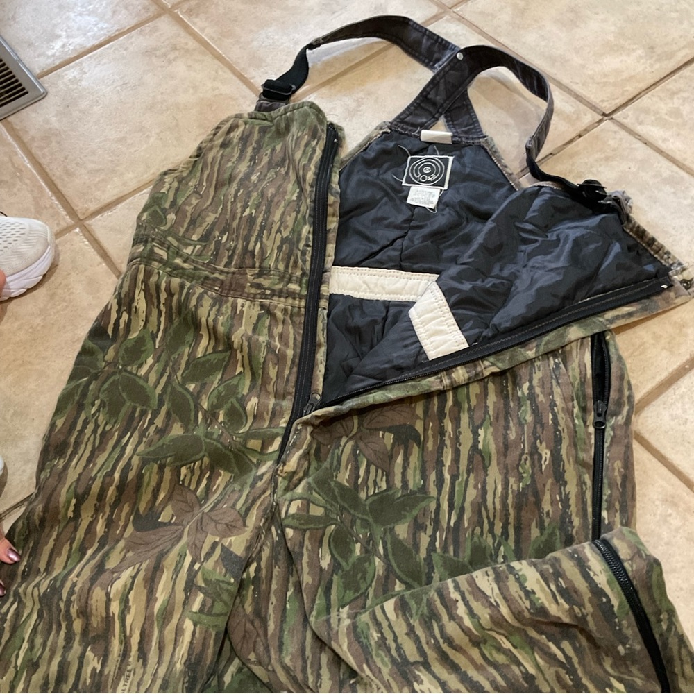 10X Camouflage Overalls, Insulated, Elasticized Waist, Pockets Sz XL Waist 44-48 - Picture 5 of 8